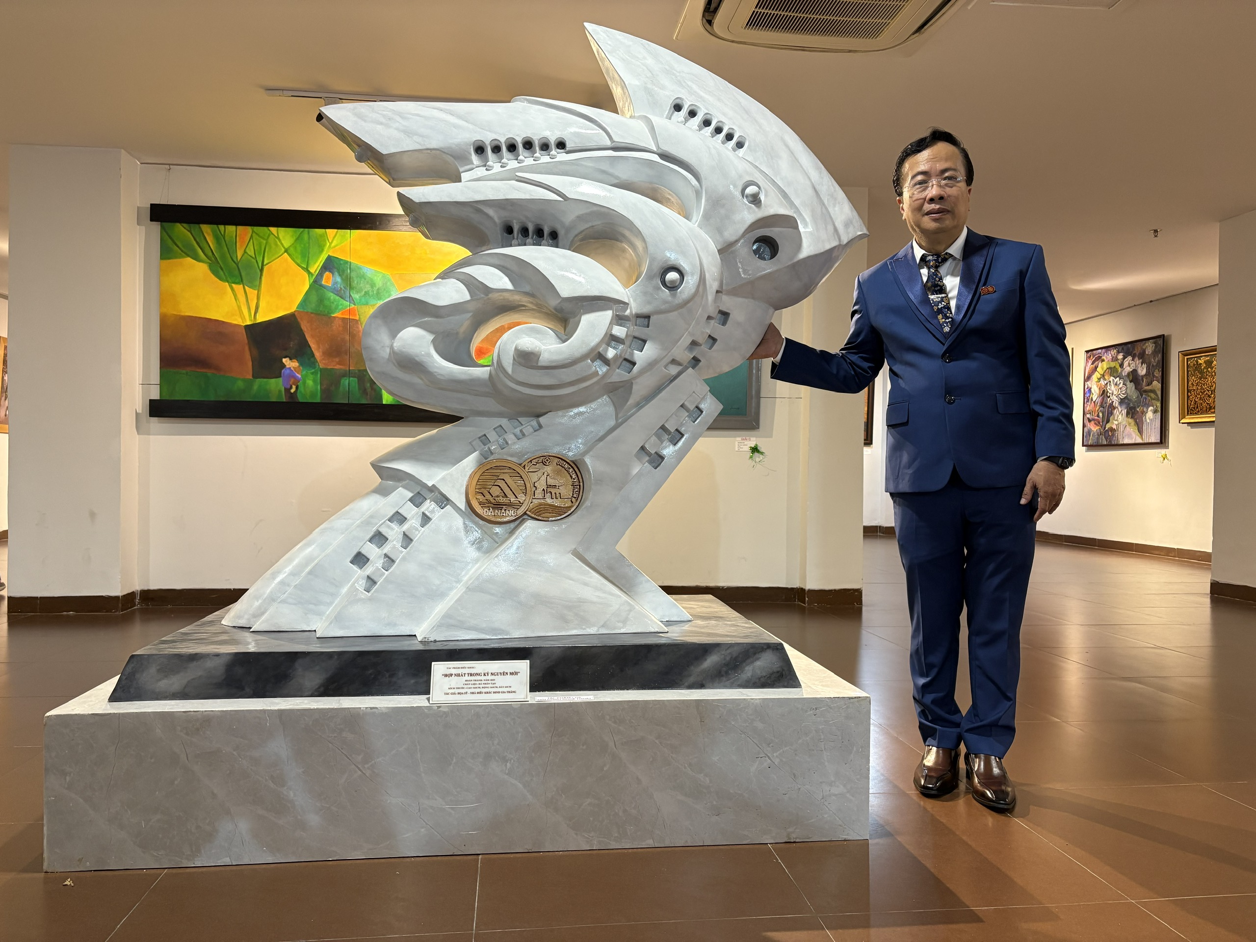 Chiêm ngưỡng loạt tác phẩm đoạt giải thưởng Mỹ thuật Đà Nẵng năm 2025- Ảnh 17.