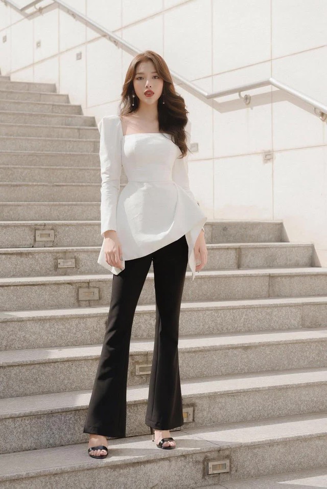 Áo cổ vuông tôn bờ vai mảnh mai, gợi nét nữ tính êm ái- Ảnh 2.