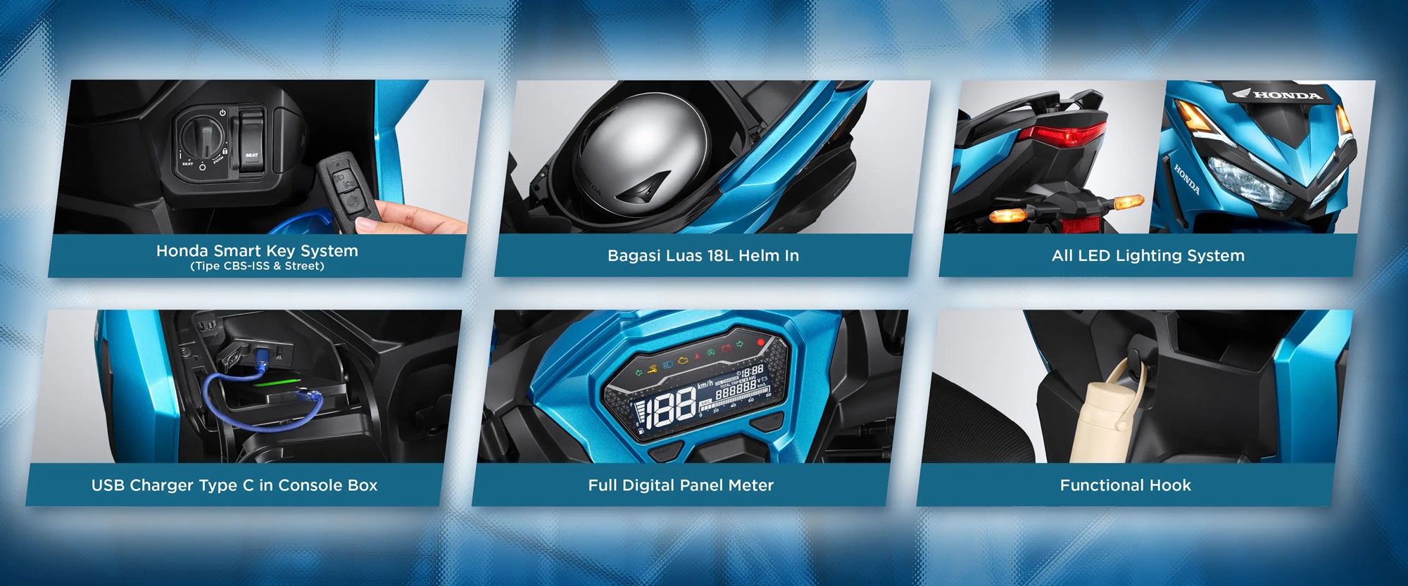 Honda Vario 125 - Ảnh 9.