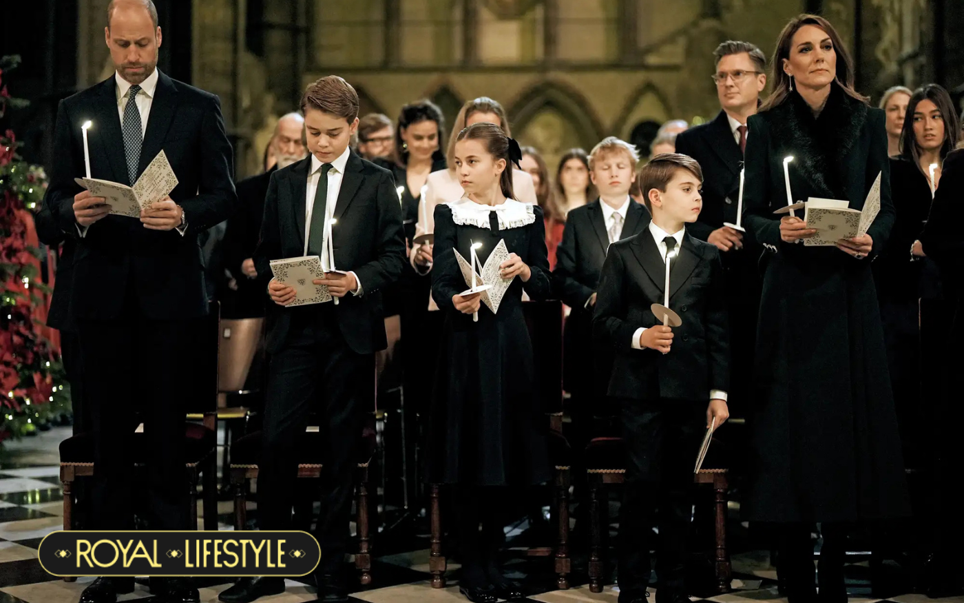 Tái xuất của gia đình Kate Middleton tại Westminster Abbey: Visual hoàng gia gây xúc động - Ảnh 4.