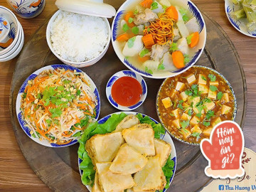 Hôm nay nấu gì: Cơm tối 4 món cực hấp dẫn 11 Hôm nay nấu gì: Cơm tối siêu hấp dẫn, có món lạ miệng