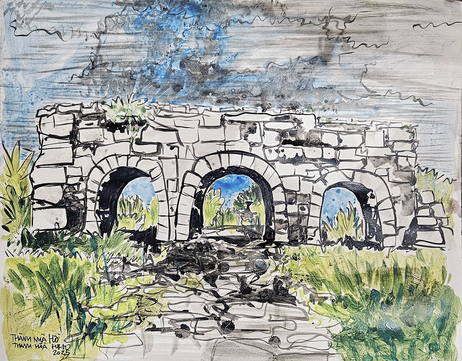 MTại sao đôi rồng đá ở Thành nhà Hồ bị cụt đầu?- Ảnh 2.