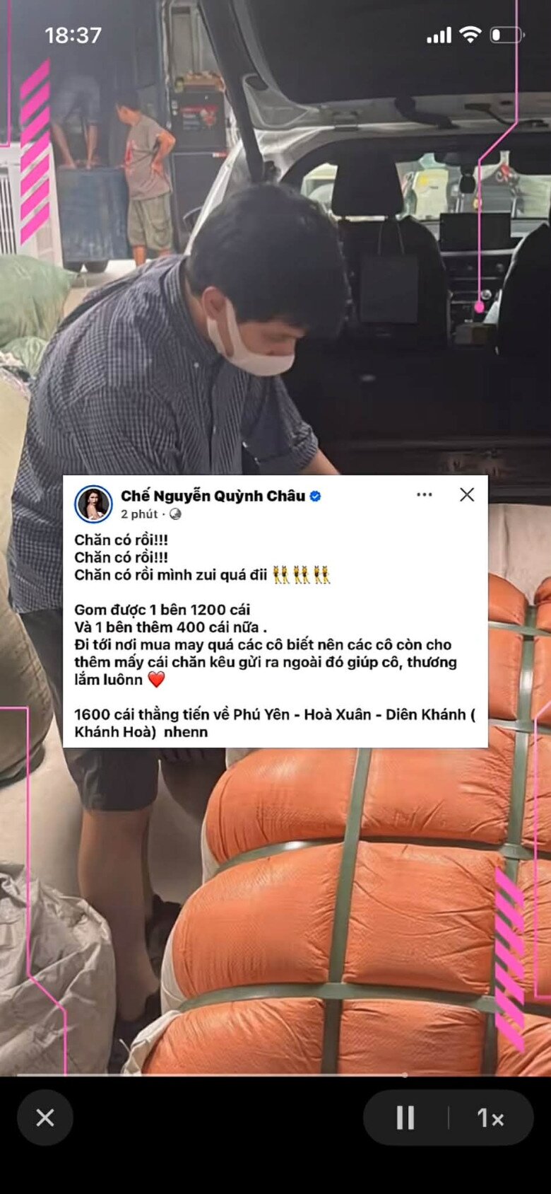 Những nàng hậu cùng người thương đi thiện nguyện: Đỗ Hà giản dị cạnh chồng Giám đốc, một người gặp ông xã nhờ đi Tuyên Quang 13 Người đẹp cùng chồng gấp rút chuẩn bị vật phẩm để giúp đỡ bà con vùng lũ.