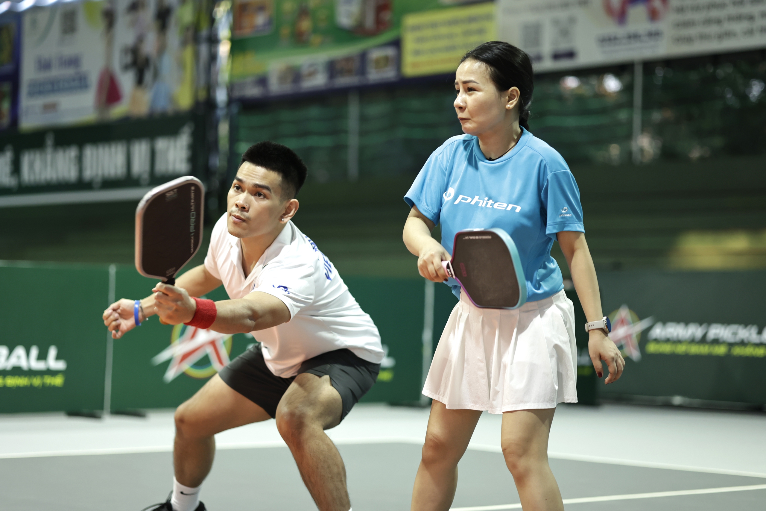 Những pha bóng đẹp tại giải pickleball 'Vì học sinh nghèo hiếu học'- Ảnh 8. Những pha bóng đẹp tại giải pickleball 'Vì học sinh nghèo hiếu học'- Ảnh 8.
