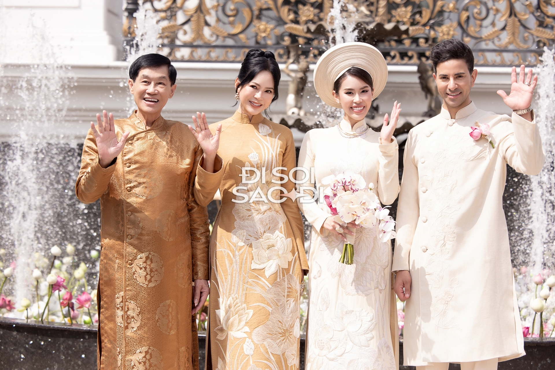 Tổ hợp áo dài hào môn: Hà Tăng, Linh Rin khác biệt nhà chồng; gia đình tỷ phú cài ẩn ý sau 1 chi tiết- Ảnh 6.