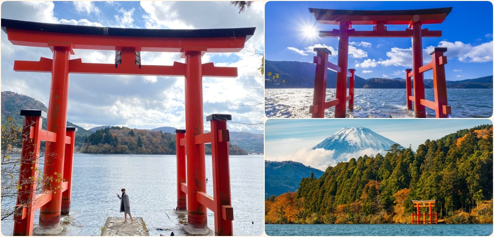 Góc chữa lành cho những tâm hồn xa xứ ở đất nước Mặt trời mọc 2 Cổng Torri Đỏ nổi giữa nền trời xanh thu hút nhiều khách du lịch.