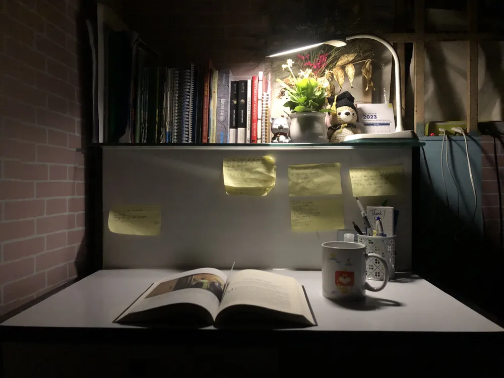 Góc học tập của tác giả. Góc học tập của tác giả.