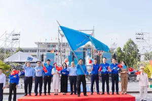 Màn đồng diễn của gần 5.000 thanh niên tại Ngày hội Thanh niên Việt Nam 2025