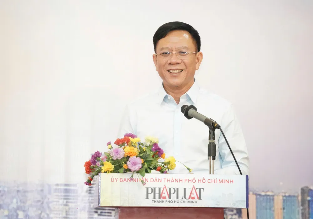 Ông Nguyễn Ngọc Hồi, Phó Giám đốc Sở VH&TT TP.HCM, Giám khảo danh dự của cuộc thi. Ảnh: THUẬN VĂN 1000048168.jpg