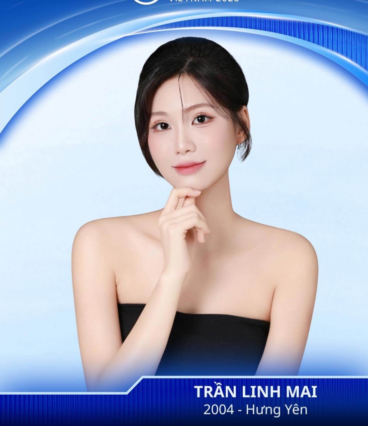 3 người đẹp quê Hưng Yên lọt top Miss World Vietnam 2025, là ai? 15 Thí sinh Trần Linh Mai 21 tuổi, quê Hưng Yên (Thái Bình cũ), cao 1m75. Tham gia cuộc thi, cô muốn thể hiện hình ảnh người phụ nữ hiện đại, năng động, tự tin hội nhập nhưng vẫn luôn giữ giá trị truyền thống.
