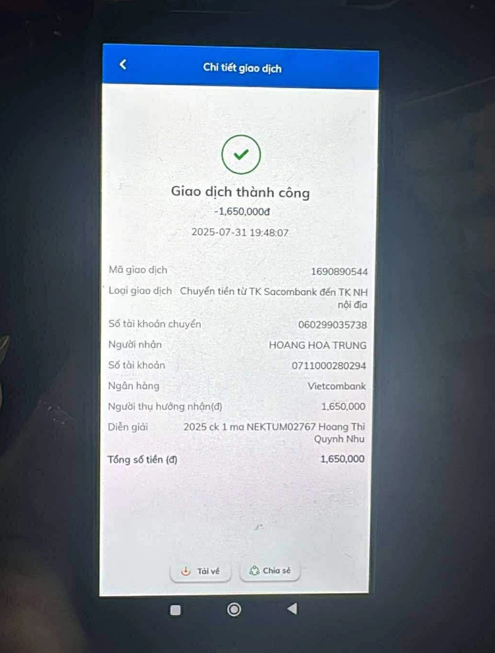 Hàng loạt người tá hoả phát hiện: Chuyển tiền Nuôi em... cùng 1 mã - 2