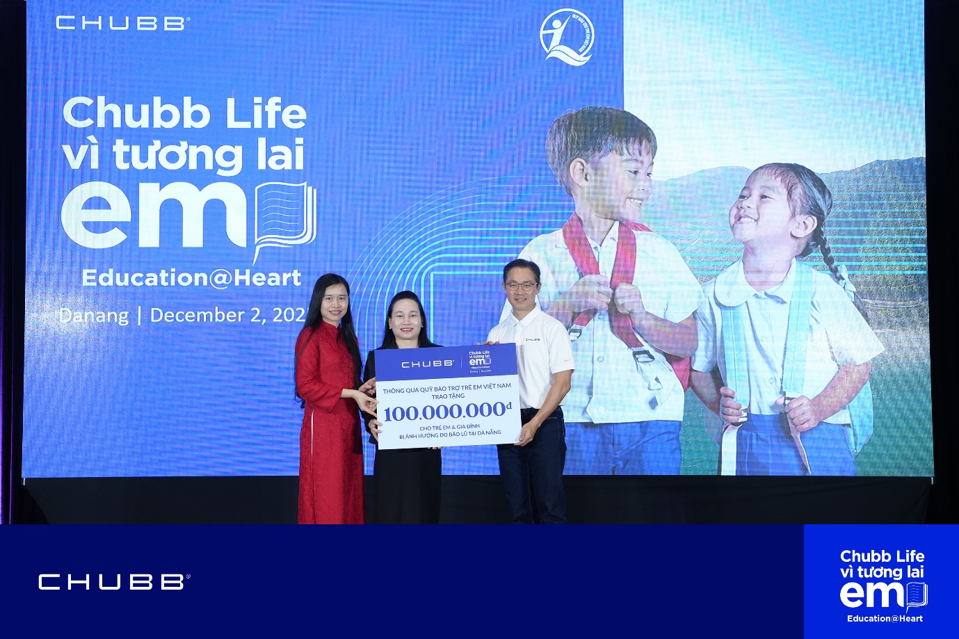 “Chubb Life – Vì Tương Lai Em” san sẻ với trẻ em khó khăn và chịu ảnh hưởng bởi bão lũ- Ảnh 2.