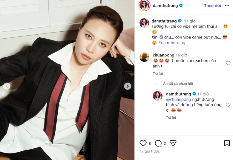 Bạn thân Đàm Thu Trang rất hóng chờ phản ứng của doanh nhân phố núi.