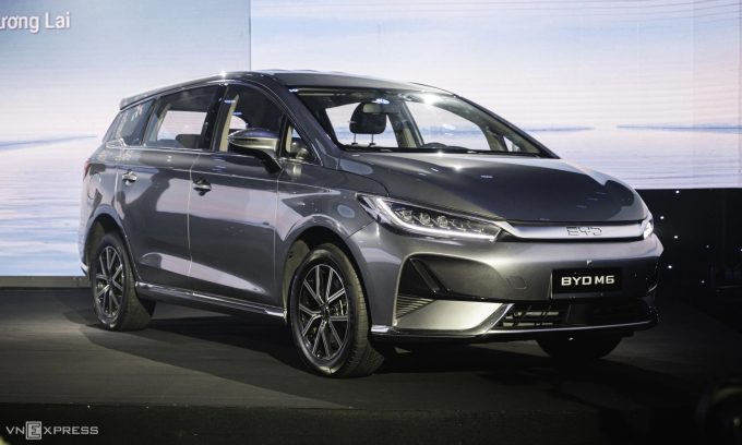 BYD M6 tại sự kiện ra mắt ở Hà Nội hồi tháng 10/2024. Ảnh: Minh Quân