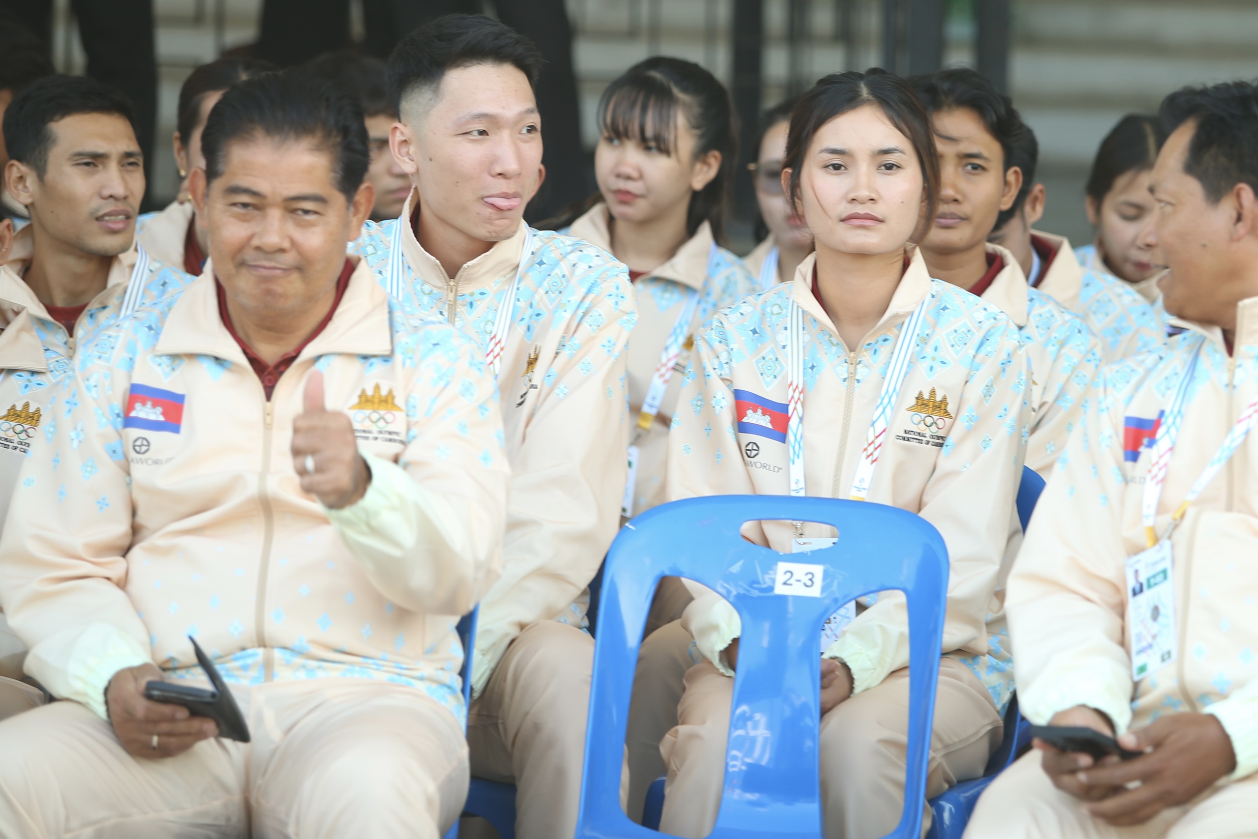 Tuyệt vời tình cảm thân thiện VĐV Thái Lan và Campuchia giữa chiến sự căng thẳng: Thể thao là thế!- Ảnh 3.