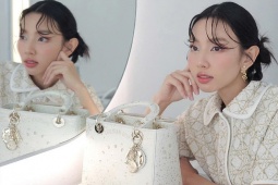 Gần 30 chiếc túi xách của Dior từng được Thùy Tiên lăng xê