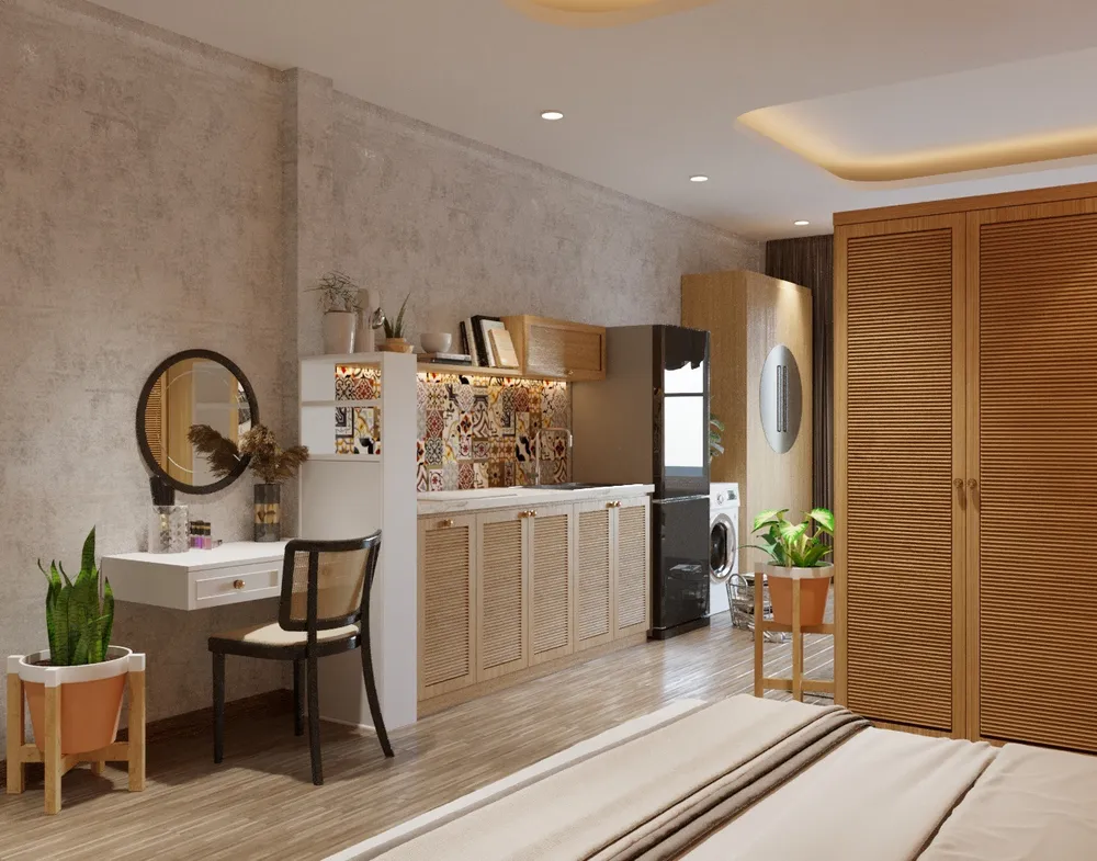 Tổ ấm trong mơ được tác giả tự thiết kế Tổ ấm trong mơ được tác giả tự thiết kế