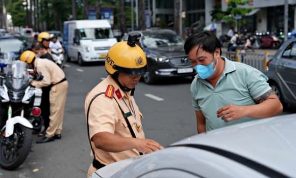 trừ điểm giấy phép lái xe, vi phạm giao thông, dừng đỗ xe sai quy định