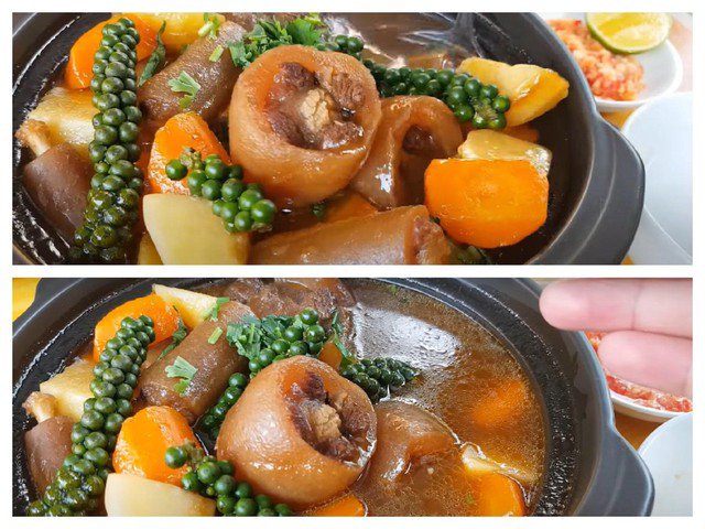 Món ăn thời tiết càng lạnh ăn càng ngon 3 Đuôi bò om tiêu là một món om cho trời lạnh vừa ngon, lại bổ dưỡng.