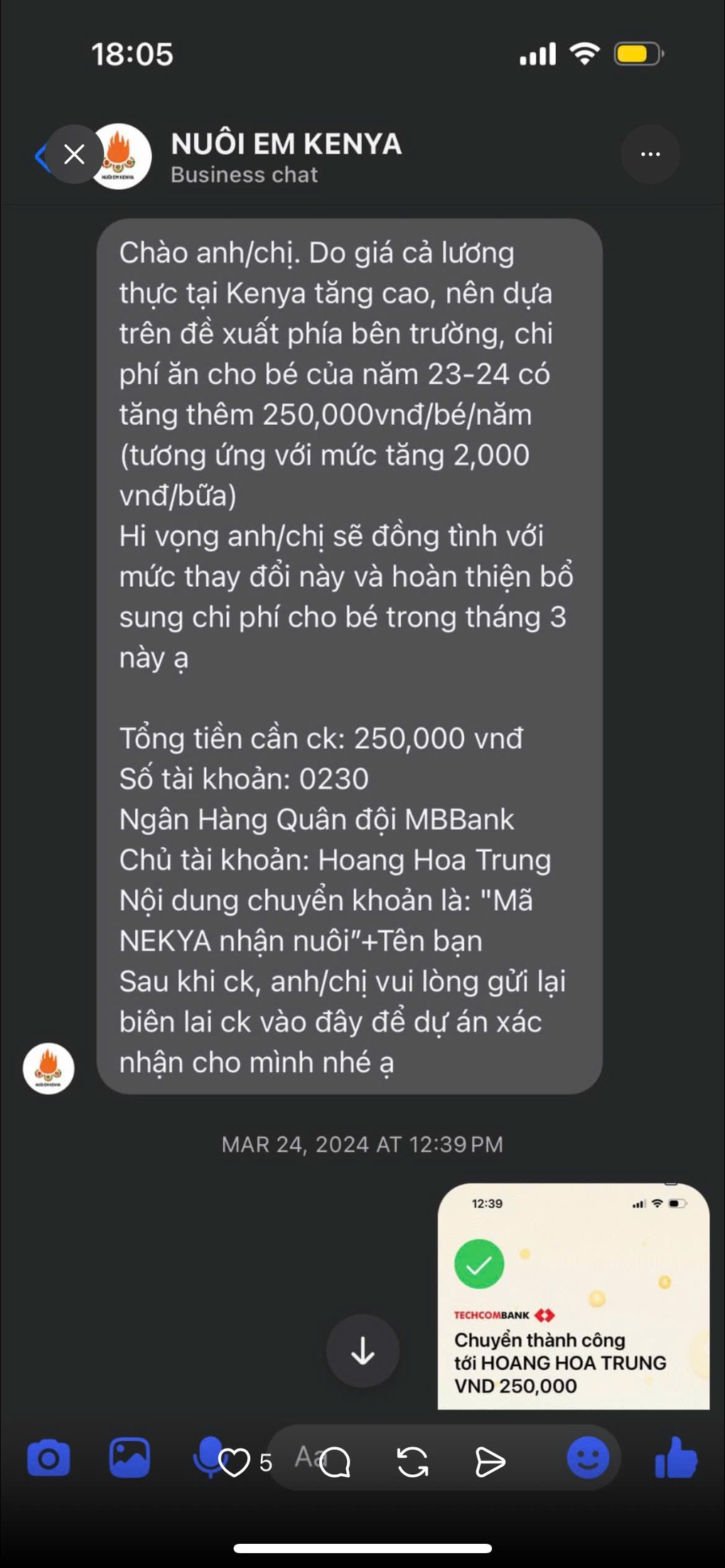 Nhận nuôi em ở Kenya, nhà hảo tâm bị yêu cầu đóng tiền cho năm học cũ - 2