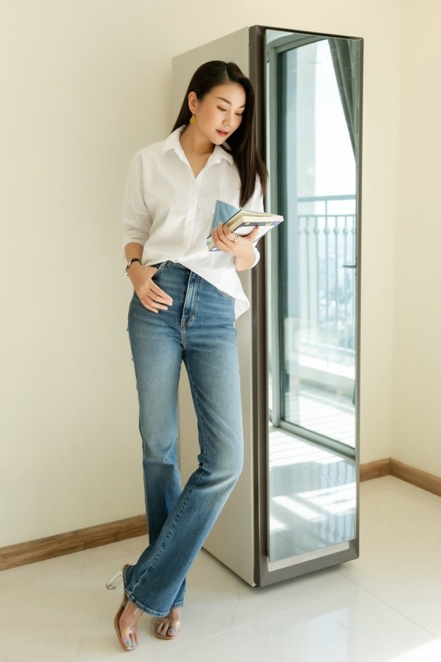 Áo sơ mi thanh lịch, 'chìa khóa' cho tủ đồ công sở- Ảnh 4.