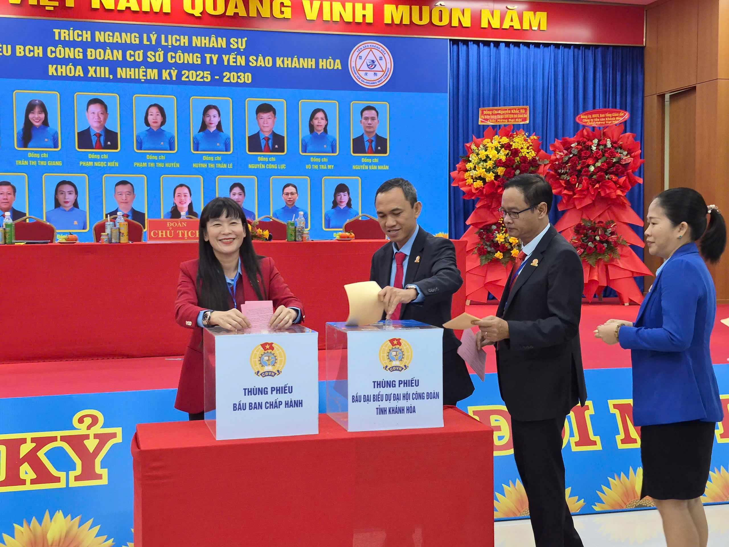 Đoàn kết – đổi mới vì người lao động 5 Đại hội Công đoàn Công ty Yến sào Khánh Hòa khóa XIII: Đoàn kết – đổi mới vì người lao động - Ảnh 5.