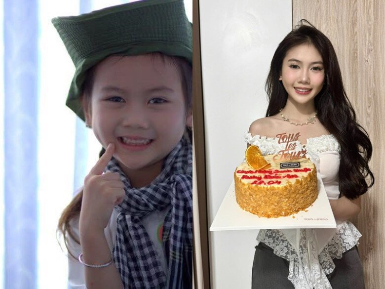 Em bé "triệu view" Bảo An phúng phính, đáng yêu ngày nào giờ dậy thì thành công với nhan sắc gây bất ngờ 11 Gương mặt nhỏ nhắn với chiếc cằm V-line từ bé đến lớn vẫn không đổi, đẹp tự nhiên không chỉnh sửa.