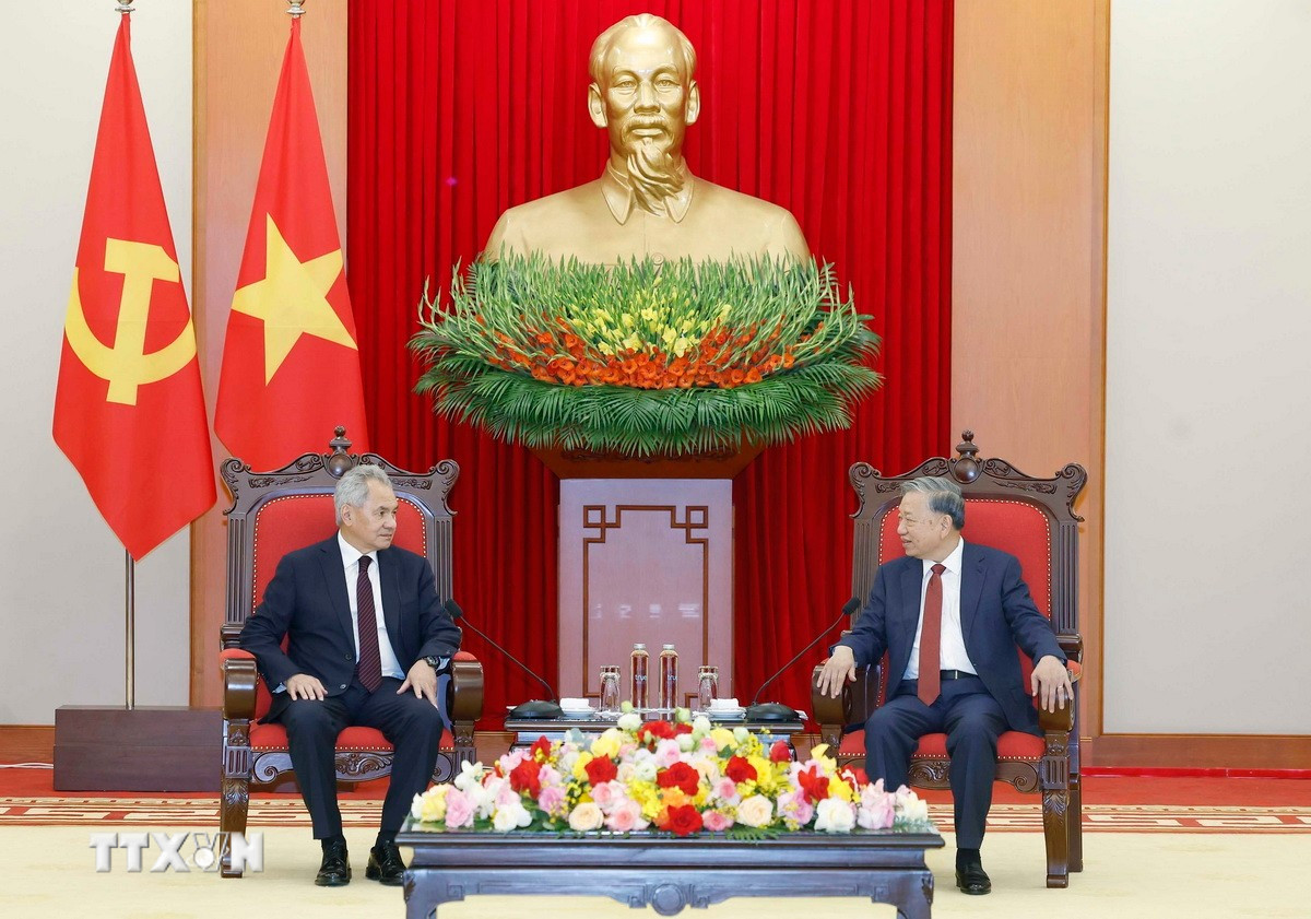 Tổng Bí thư Tô Lâm tiếp Thư ký Hội đồng An ninh Nga 2 Tổng Bí thư Tô Lâm tiếp Thư ký Hội đồng An ninh Nga - Ảnh 2.