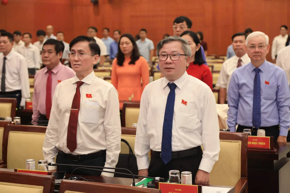 Đại biểu tham dự kỳ họp. Ảnh: NGUYỆT NHI hdnd-tp.hcm-6.jpg