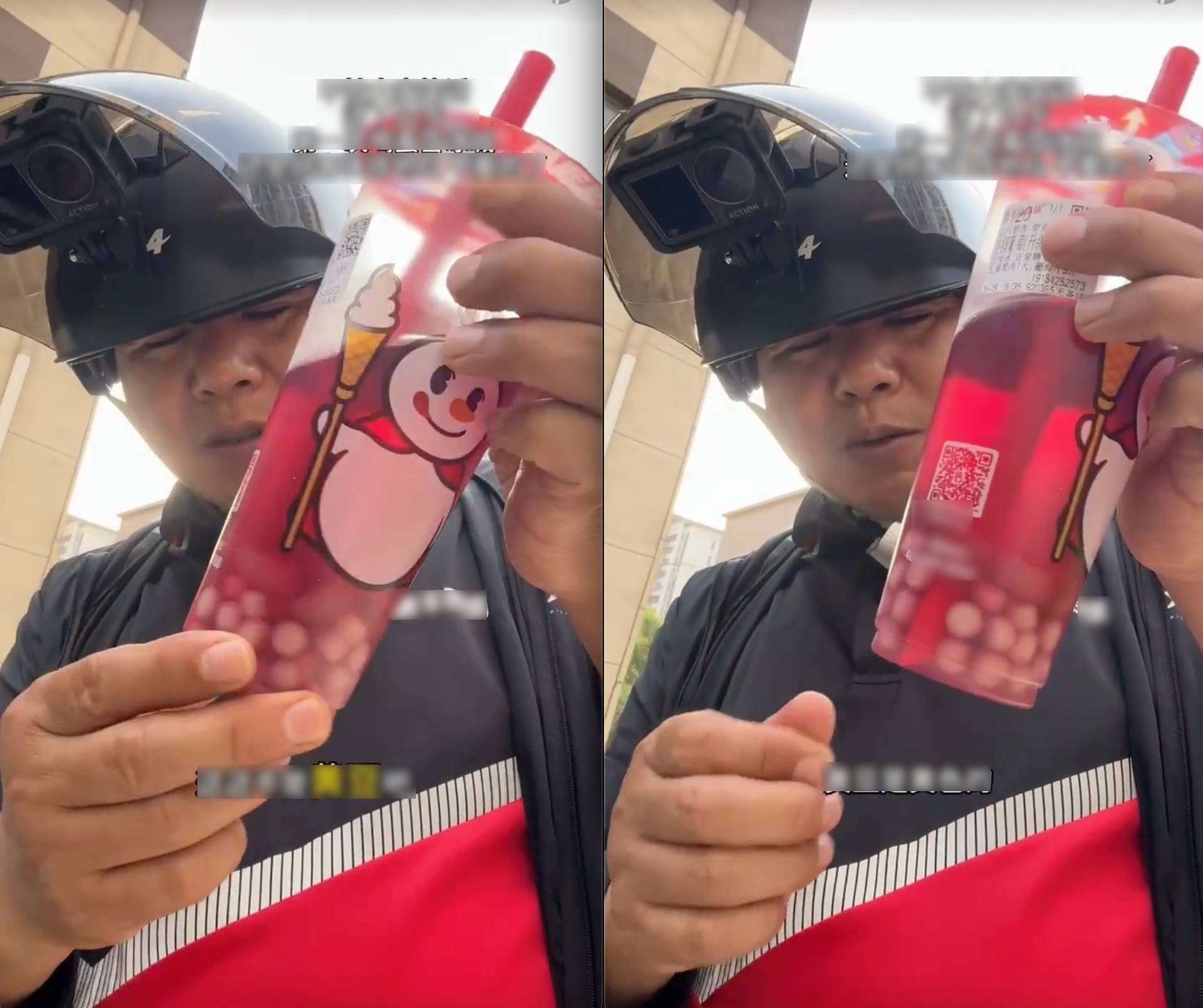 Shipper 50 tuổi lần đầu uống 1 cốc Mixue, thắc mắc về trân châu khiến dân mạng nghẹn ngào- Ảnh 2. Shipper 50 tuổi lần đầu uống 1 cốc Mixue, thắc mắc về trân châu khiến dân mạng nghẹn ngào- Ảnh 2.