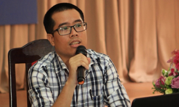 Nhà văn Nguyễn Xuân Thủy. Ảnh: Thiên Kim