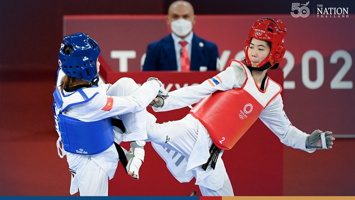 Đồng loạt vỗ tay khi nữ võ sĩ taekwondo đẳng cấp thế giới châm đuốc SEA Games 33 3 Taekwondo - Ảnh 3.
