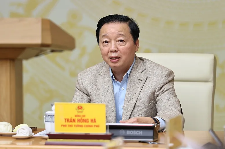 Phó Thủ tướng Trần Hồng Hà phát biểu tại Phiên họp - Ảnh: VGP/Nhật Bắc Phó Thủ tướng Trần Hồng Hà phát biểu tại Phiên họp - Ảnh: VGP/Nhật Bắc