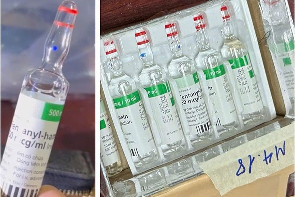 Thu giữ ma túy cực độc Fentanyl khi bắt ổ nhóm có súng và lựu đạn- Ảnh 2. Thu giữ ma túy cực độc Fentanyl khi bắt ổ nhóm có súng và lựu đạn- Ảnh 2.