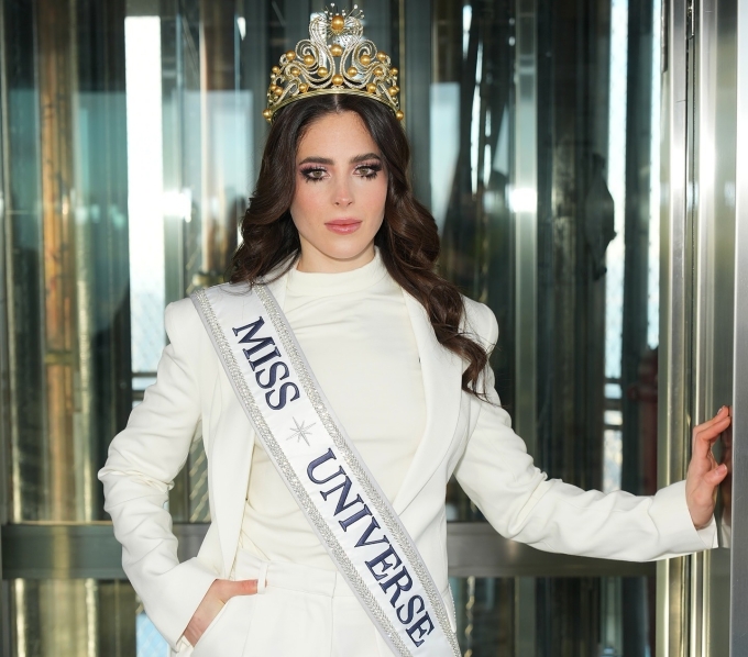 Fátima Bosch trong chuyến công tác đến Mỹ đầu tháng 12. Ảnh: MU