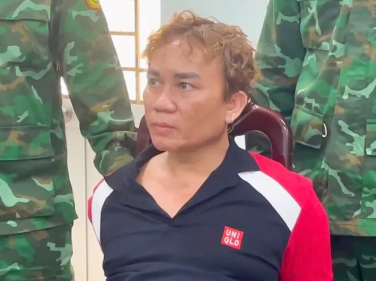 Thành bị lực lượng Biên phòng Mỹ Quý Tây bắt giữ. Ảnh: BP tông em gái tử vong (1).jpg