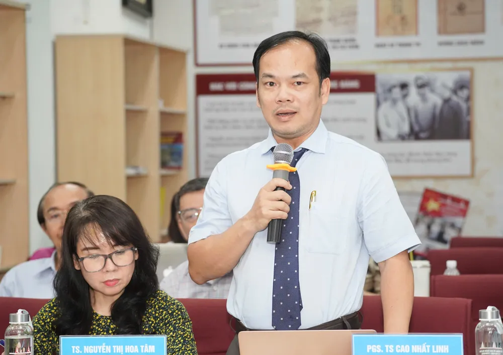 PGS.TS Cao Nhất Linh, Phó Trưởng Khoa luật, Trường Đại học Cần Thơ. Ảnh: THUẬN VĂN dao-tao-luat-chat-luong-sinh-vien-da-nganh-va-chuyen-nganh-da-giam-chenh-lech-3.jpg