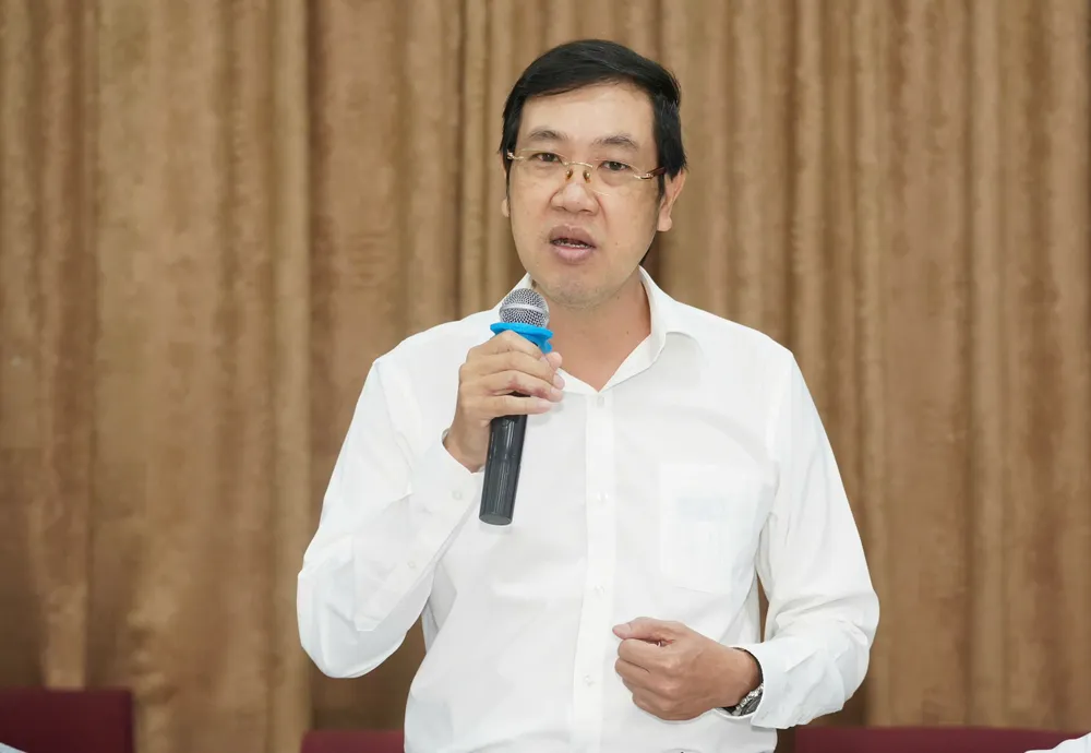 TS Nguyễn Huy Hoàng, Phó Chánh án TAND khu vực 7 - TP.HCM. Ảnh: THUẬN VĂN dao-tao-luat-chat-luong-sinh-vien-da-nganh-va-chuyen-nganh-da-giam-chenh-lech-2.jpg