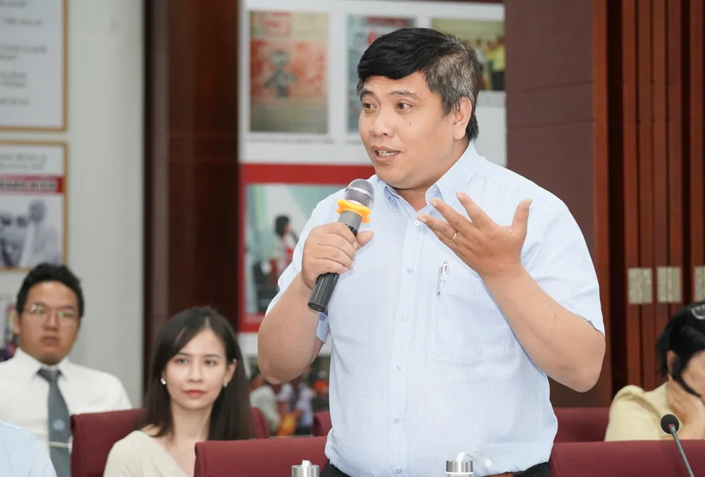 PGS.TS Bùi Kim Hiếu, Trưởng khoa Luật Trường Đại học Gia Định. Ảnh: THUẬN VĂN dao-tao-luat-chat-luong-sinh-vien-da-nganh-va-chuyen-nganh-da-giam-chenh-lech-4.jpg