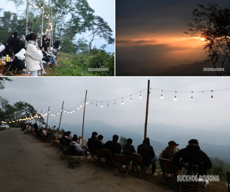 Theo chân giới trẻ lên Đồn Đèn đón bình minh và săn biển mây tuyệt đẹp 3 Du khách trẻ ngồi dọc tuyến tỉnh lộ 257B từ 4–6 giờ sáng để chờ săn mây trên đỉnh Đồn Đèn trong cái lạnh vùng cao.