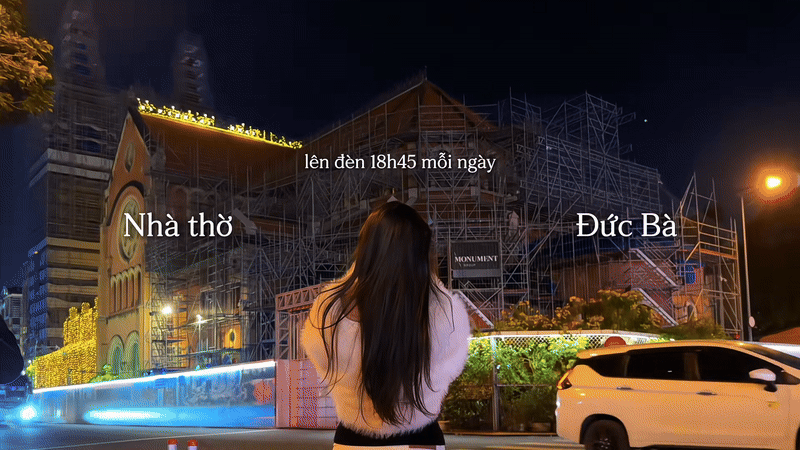 Giống Thượng Hải, điểm ngay trung tâm TP.HCM khiến nhiều người xếp hàng chỉ để xem khoảnh khắc lúc 18h45- Ảnh 8. Giống Thượng Hải, điểm ngay trung tâm TP.HCM khiến nhiều người xếp hàng chỉ để xem khoảnh khắc lúc 18h45- Ảnh 8.