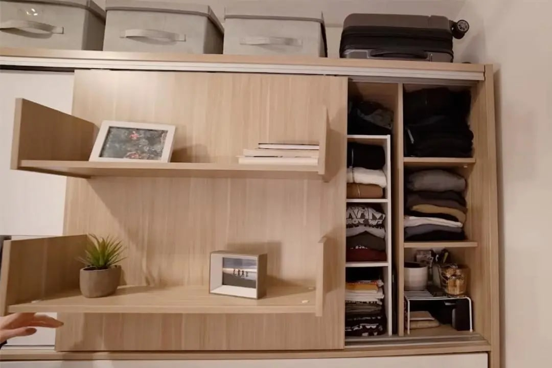 2 vợ chồng ở căn hộ 7m² vẫn thoải mái, 5 triệu người xem xin bái phục 11 1765387453 548 2 vo chong o can ho 7m² van thoai mai