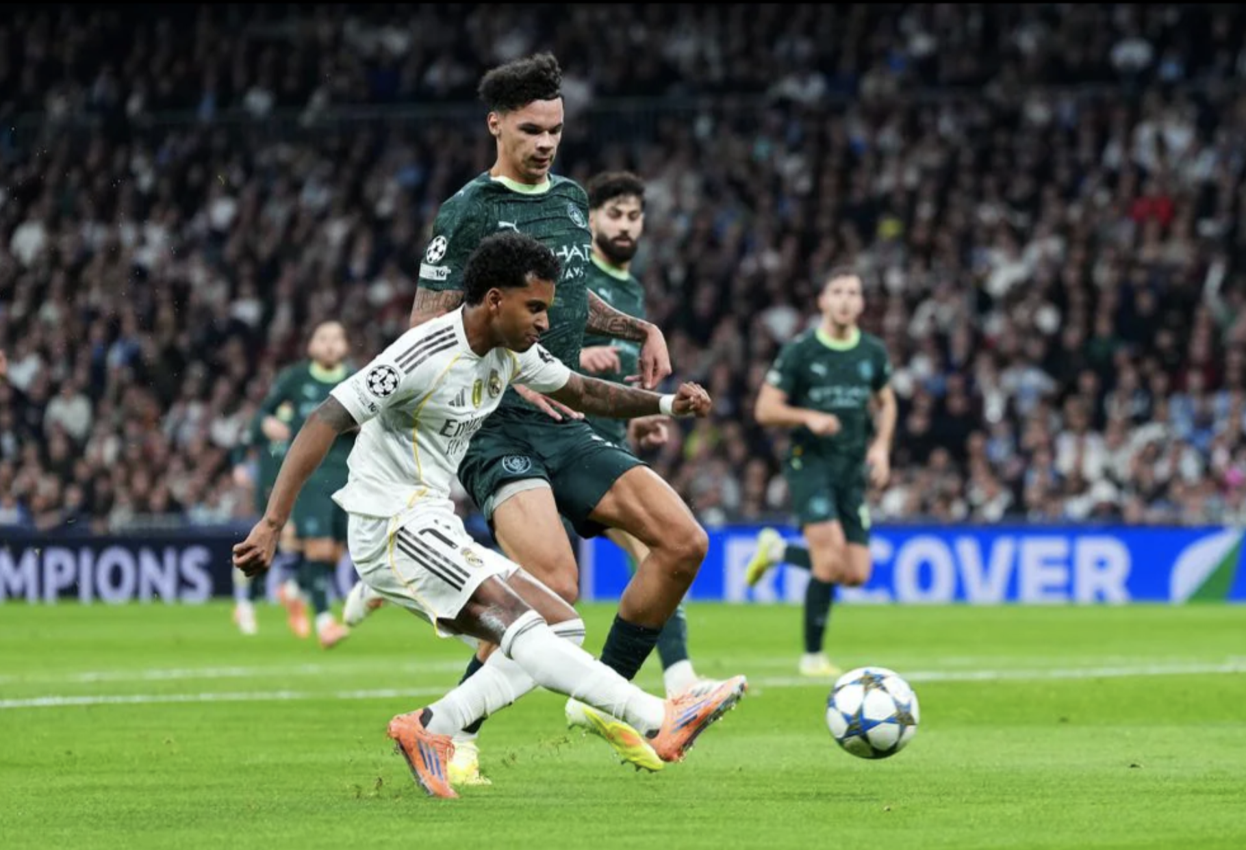 Haaland chạm tay kỳ tích, Man City đánh sập pháo đài Real Madrid 3 Haaland chạm tay kỳ tích, Man City đánh sập pháo đài Real Madrid - Ảnh 3.