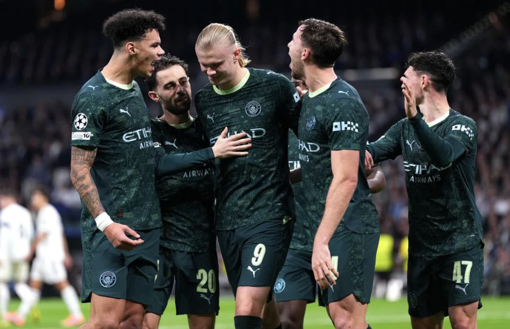Haaland chạm tay kỳ tích, Man City đánh sập pháo đài Real Madrid 6 Haaland chạm tay kỳ tích, Man City đánh sập pháo đài Real Madrid - Ảnh 6.