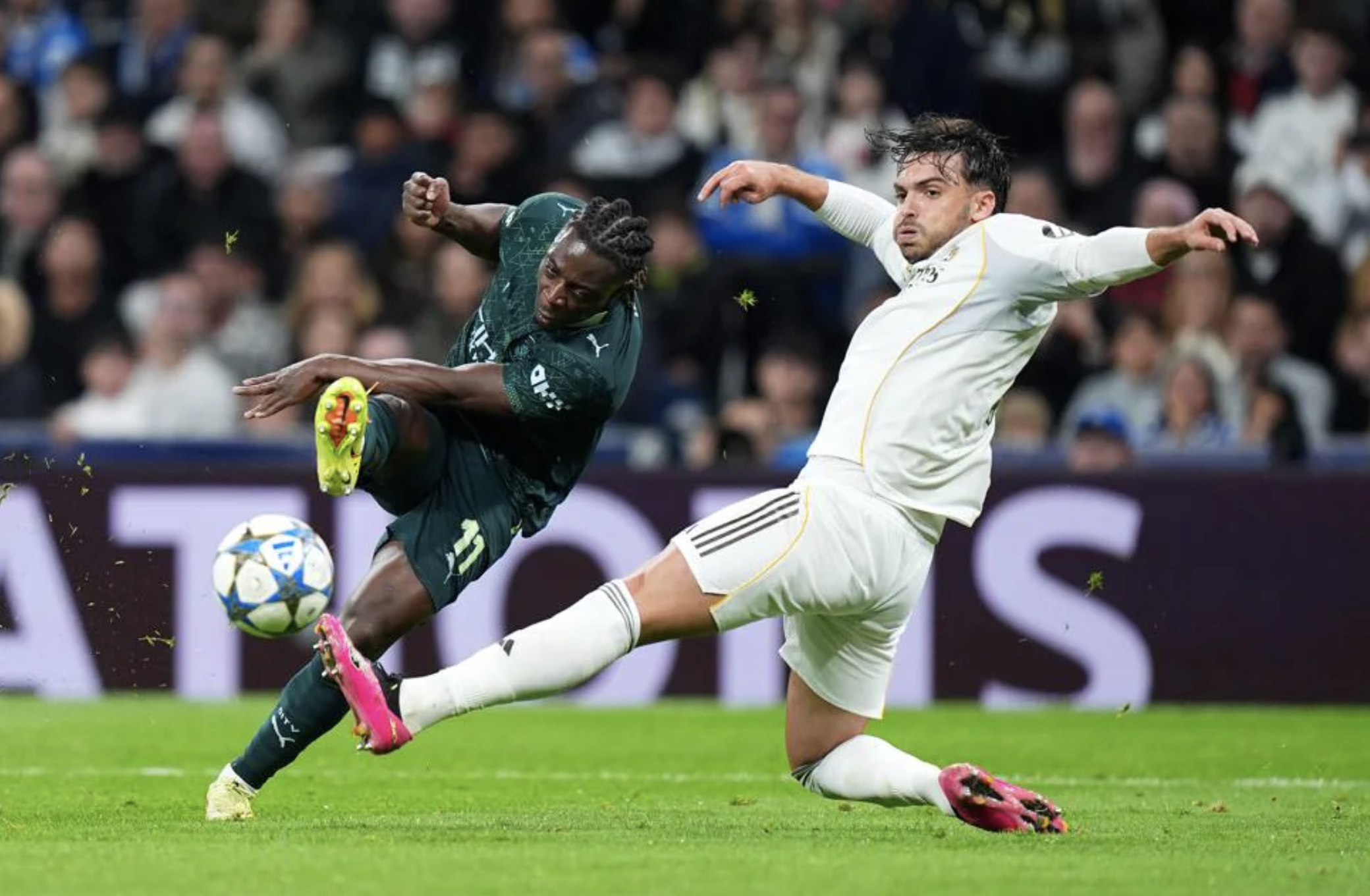 Haaland chạm tay kỳ tích, Man City đánh sập pháo đài Real Madrid 7 Haaland chạm tay kỳ tích, Man City đánh sập pháo đài Real Madrid - Ảnh 7.