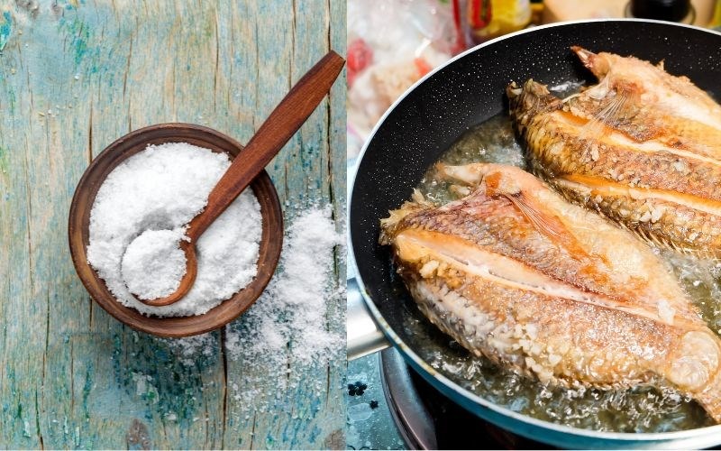 Đây là kẻ thù của dầu mỡ: Cho vào khi rán cá, cá giòn thơm, không dính chảo, không bắn dầu- Ảnh 2.