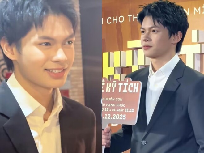 Con trai NSND Trần Lực đi đóng phim phải nghỉ học 1 tháng nhưng thi vẫn đạt 10, ngoại hình được khen điển trai hơn bố 6 Vẻ điển trai của Trần Tú khi đi tham gia các buổi họp báo phim đang nhận được sự quan tâm của khán giả.