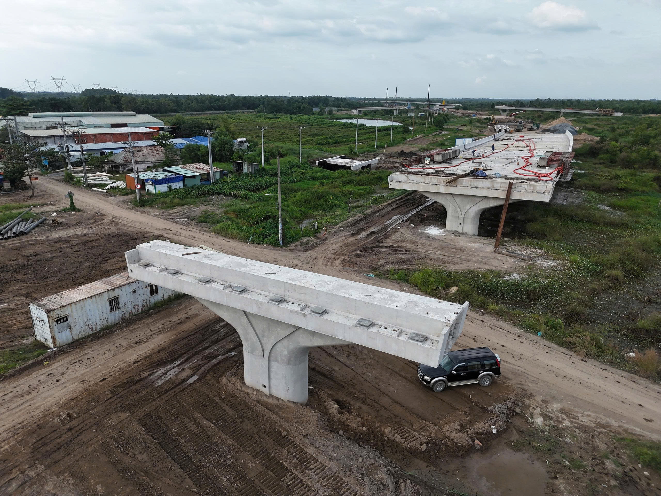 Ngày 10-2-2026 phải thông xe kỹ thuật cầu Bình Gởi, Trần Đại Nghĩa 3 Vành đai 3: 10-2-2026 phải thông xe kỹ thuật cầu Bình Gởi, Trần Đại Nghĩa - Ảnh 3.