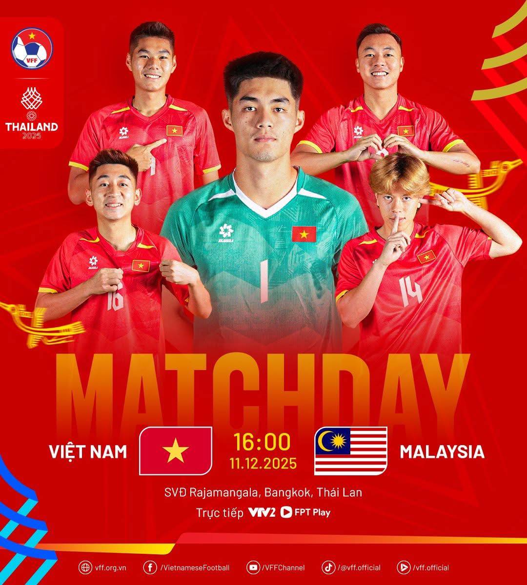 U22 Việt Nam thắng dễ Malaysia giành quyền vào bán kết SEA Games 33- Ảnh 16.