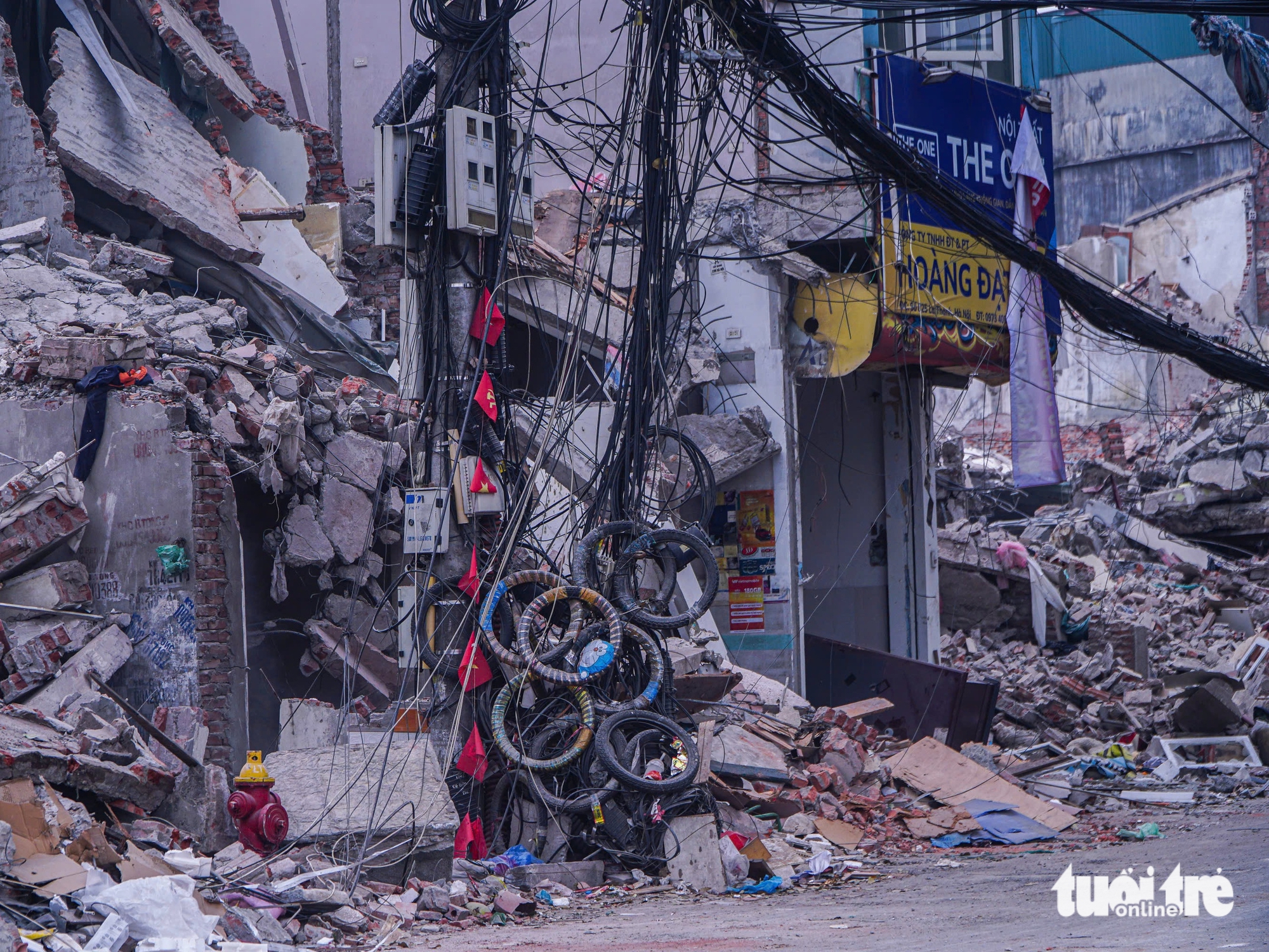 Phá dỡ hàng loạt nhà 'mặt phố' đường Đê La Thành xây đường vành đai 1 3 Đê La Thành - Ảnh 3.